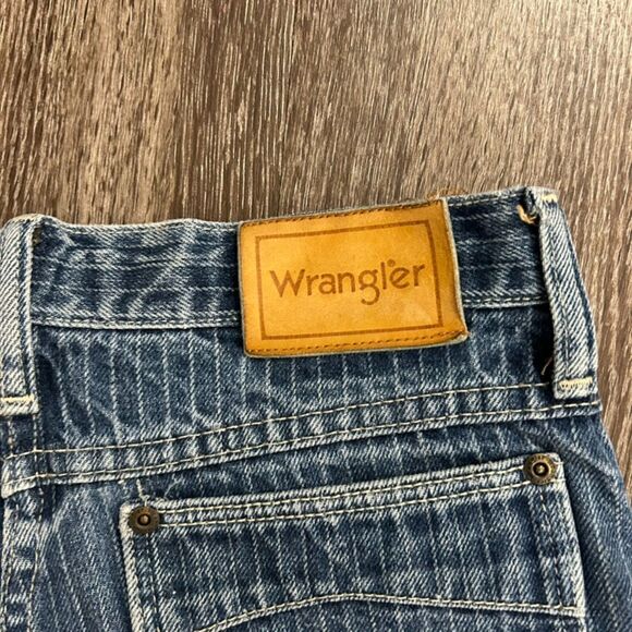 RARE Vintage Wrangler USA Jeans 29x30 Talon Zip | Slim Fit Stripe Grunge Denim W - Picture 15 of 15
